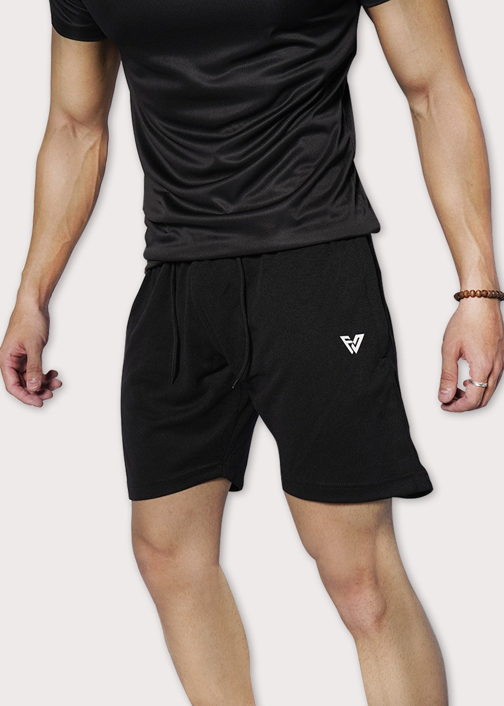 polyester Shorts in Black