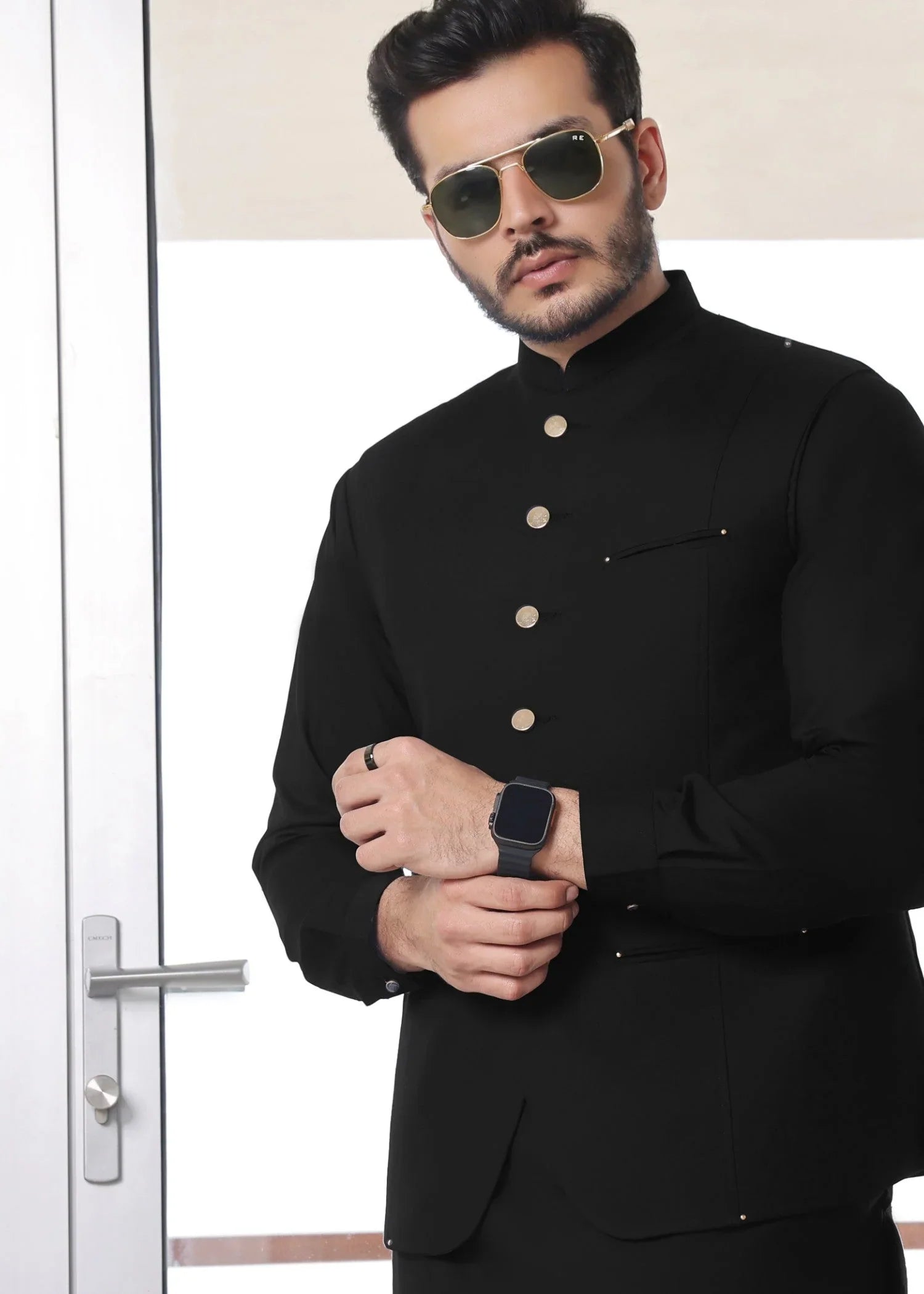 wash & wear Waistcoat in Black by The Great Masters (TGM)