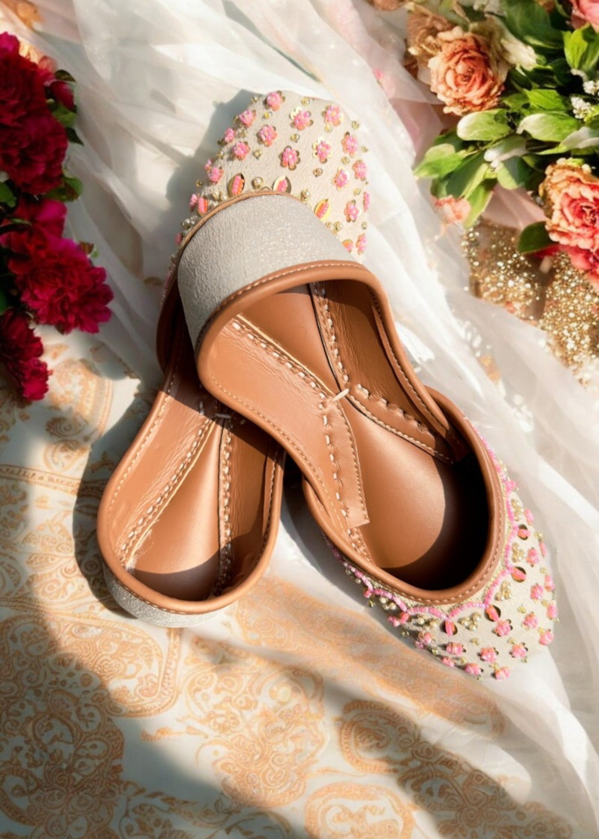Khussa in Ivory by - High Quality Women Khussa FQW6646