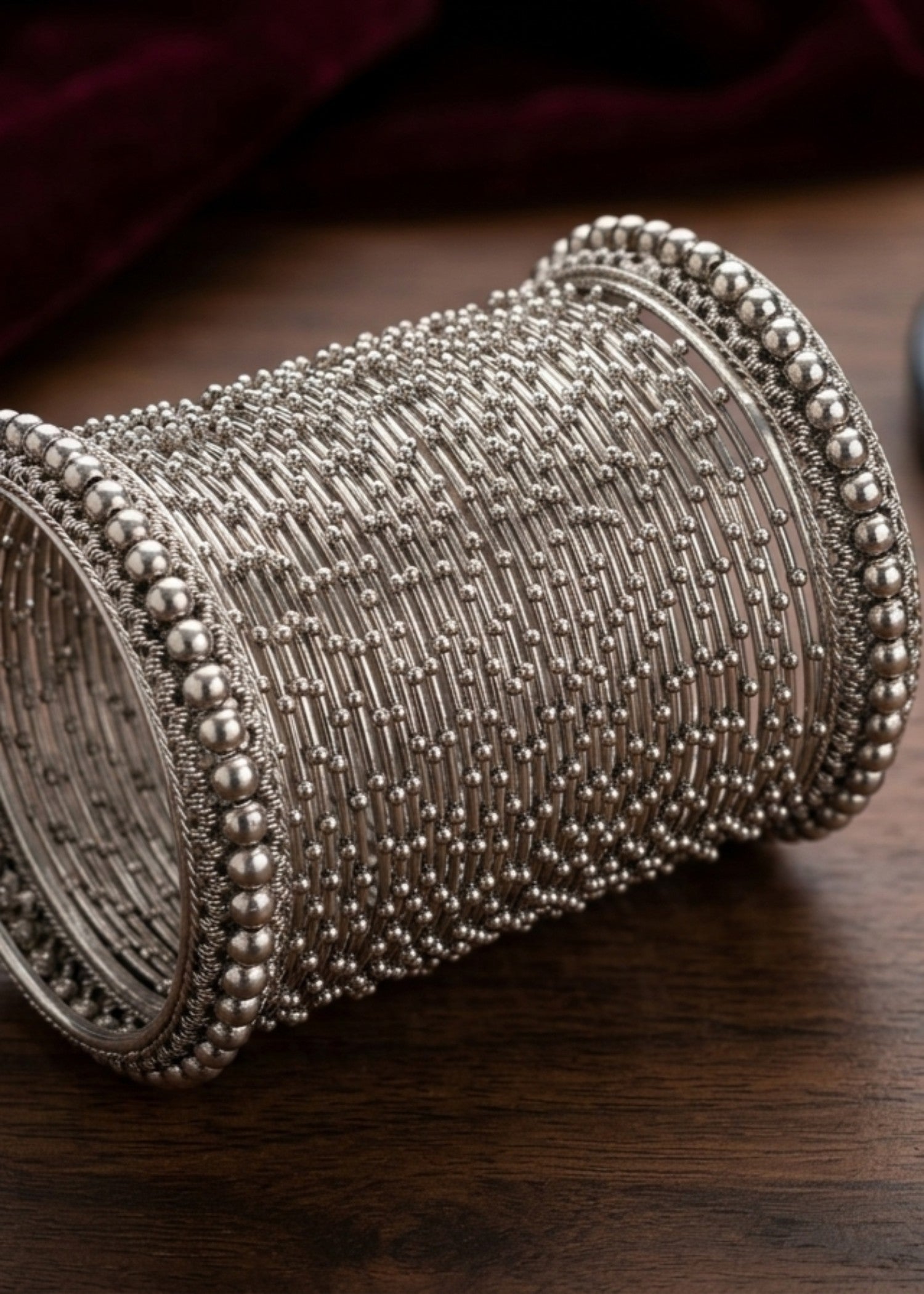 Bangles in Silver Color by - Trendy Women Bangles ZQA0751