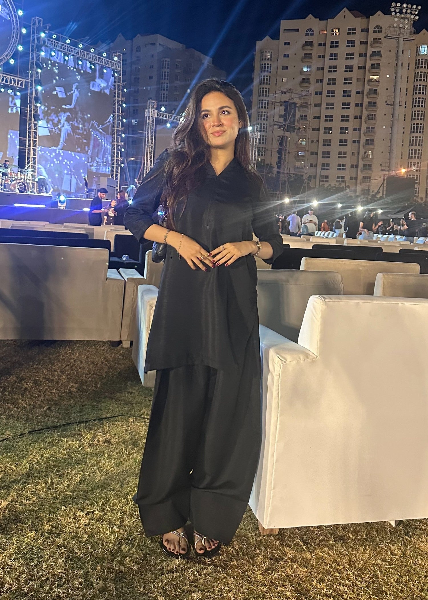 indian raw silk Co Ord Sets in Black