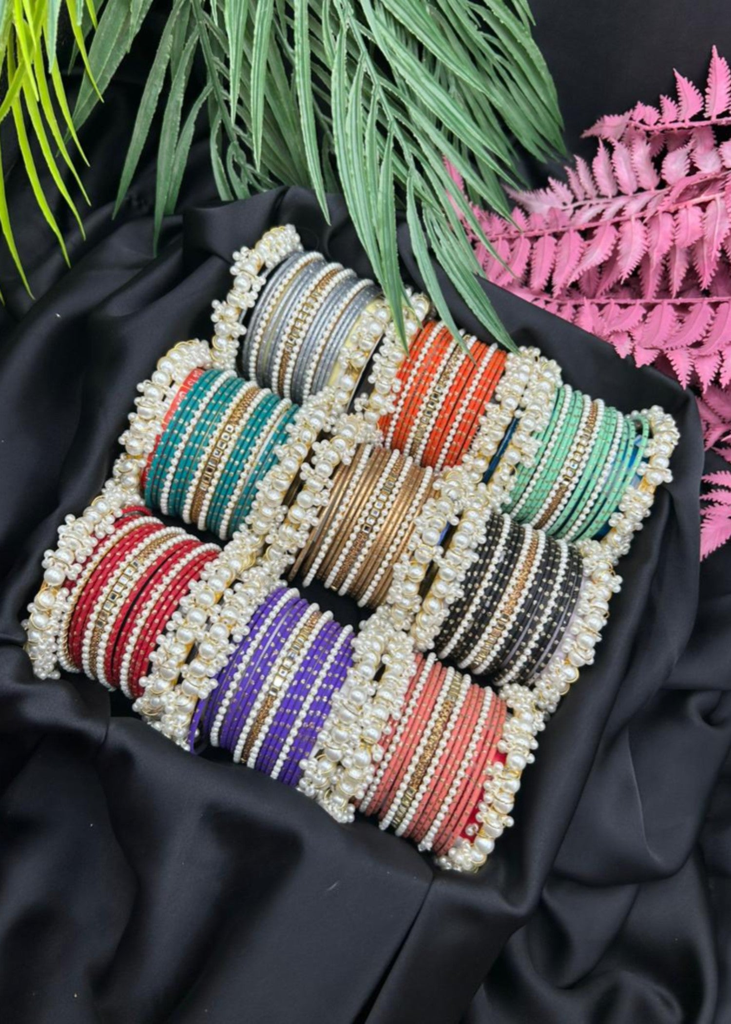 Bangles in Multi Color by - Trendy Women Bangles DXD5557