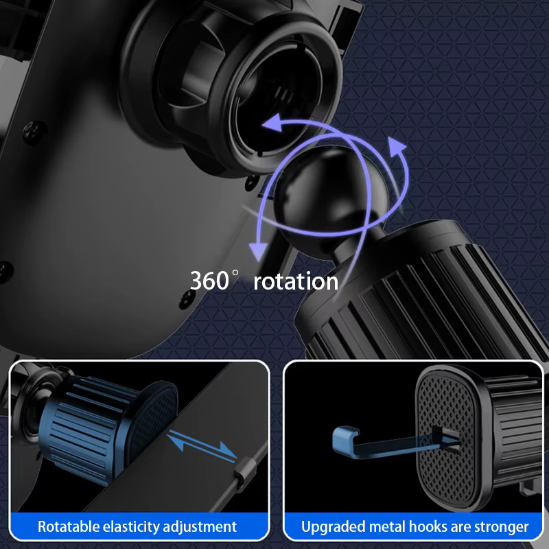 SEAMETAL Car Phone Holder Bracket Accessories Interior Auto Air Outlet Cellphone Support Parts Phone Stand Base Fixing - view 4