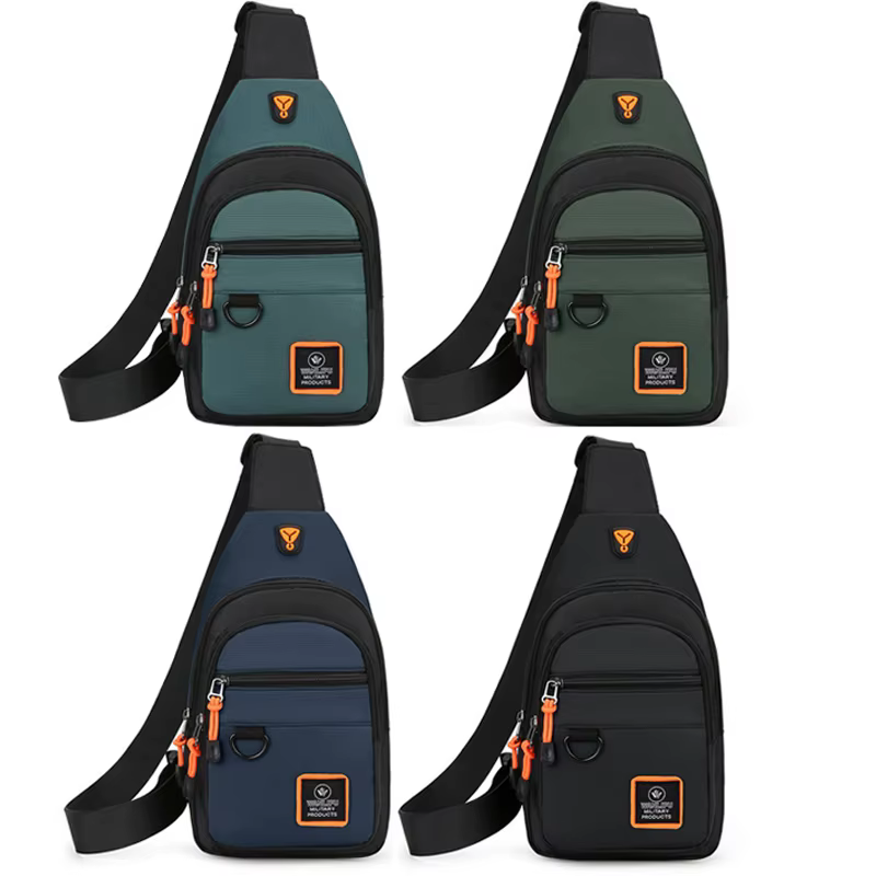 Men's Leisure Outdoor Hiking Bike Shoulder Bag, Waterproof Sports Crossbody Bag, Travel Backpack, Men's Chest Bag - view 6