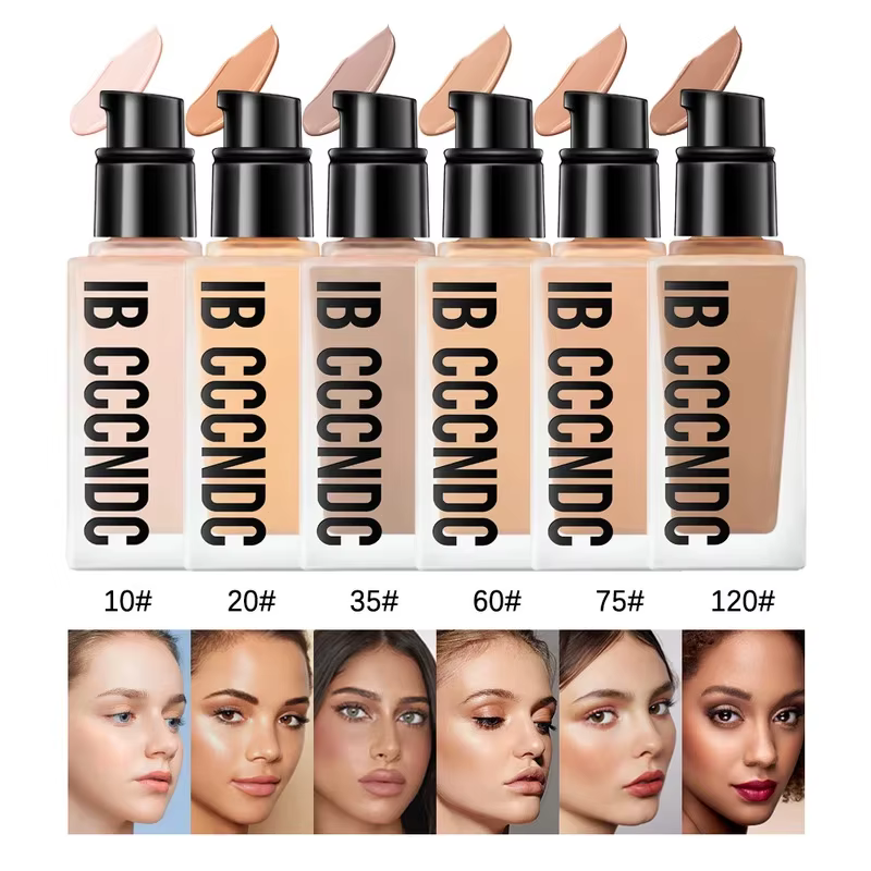 Make Up Foundation Cream for Face High Coverage Foundation Foundations Makeup Waterproof Korean Makeup Base Cosmetic - view 2