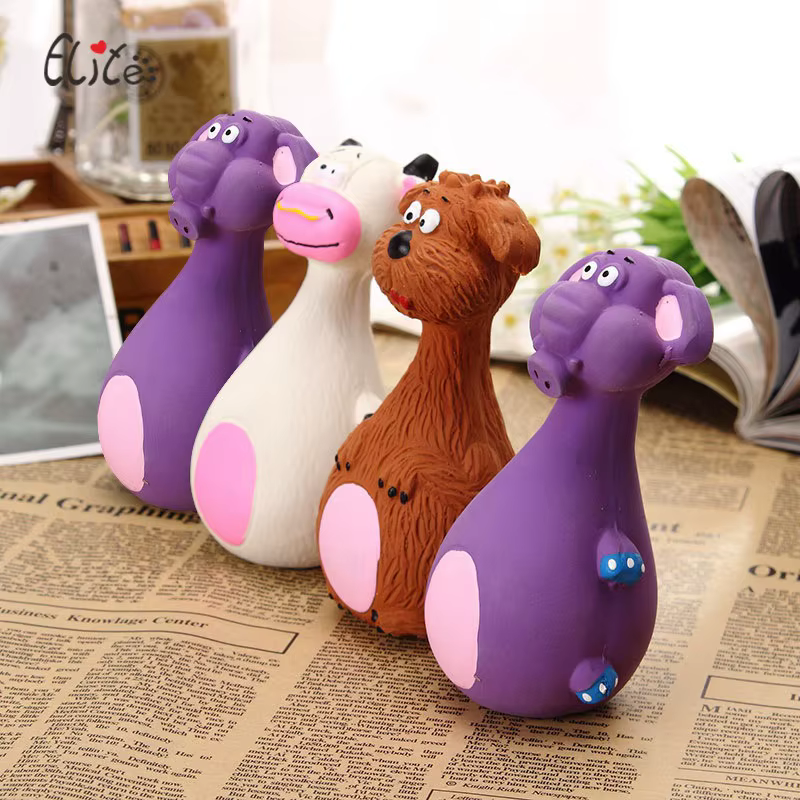 Dog Voice Toy Cartoon Shape Teddy Fadou Teeth Grinding Cleaning Plaything Rubber Anti Bite Training Pets Dogs Toys Pet - view 3