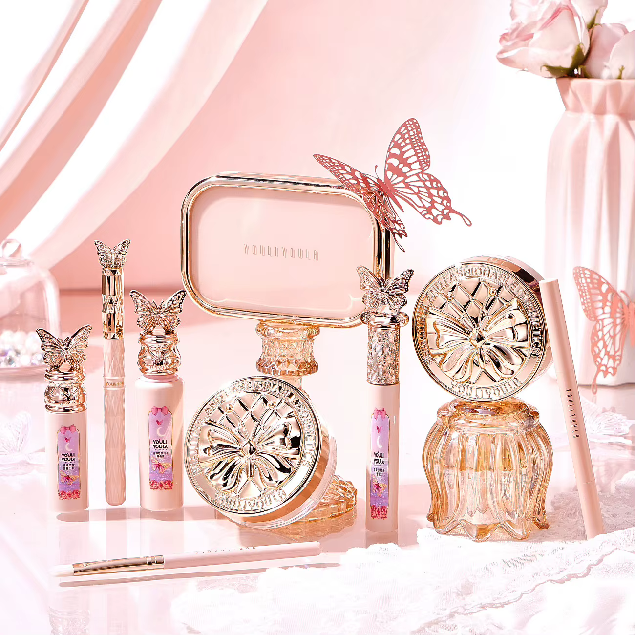 Make Up Sets Cosmetics Full Set Makeup Kit Lipstick Eyeshadow Eyebrow Pen Air Cushion BB Cream Mascara 9 Pcs Makeup - view 3