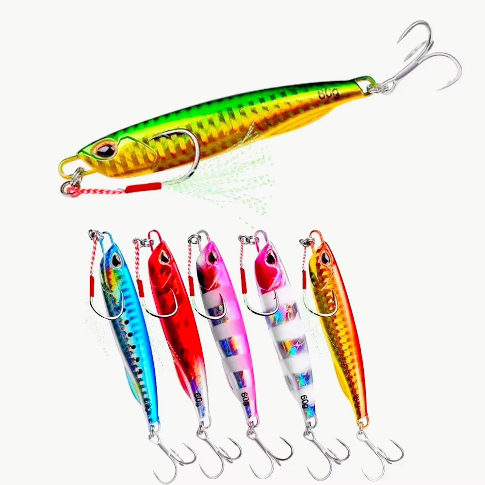 Fishing Lure Trolling Artificial Hard Bait Bass Casting Jigging Fish Lure Sinking Spoon Tackle Metal Jig - view 6