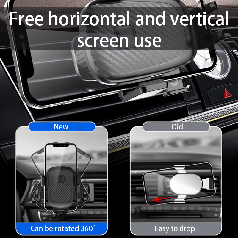 SEAMETAL Car Phone Holder Bracket Accessories Interior Auto Air Outlet Cellphone Support Parts Phone Stand Base Fixing - view 6