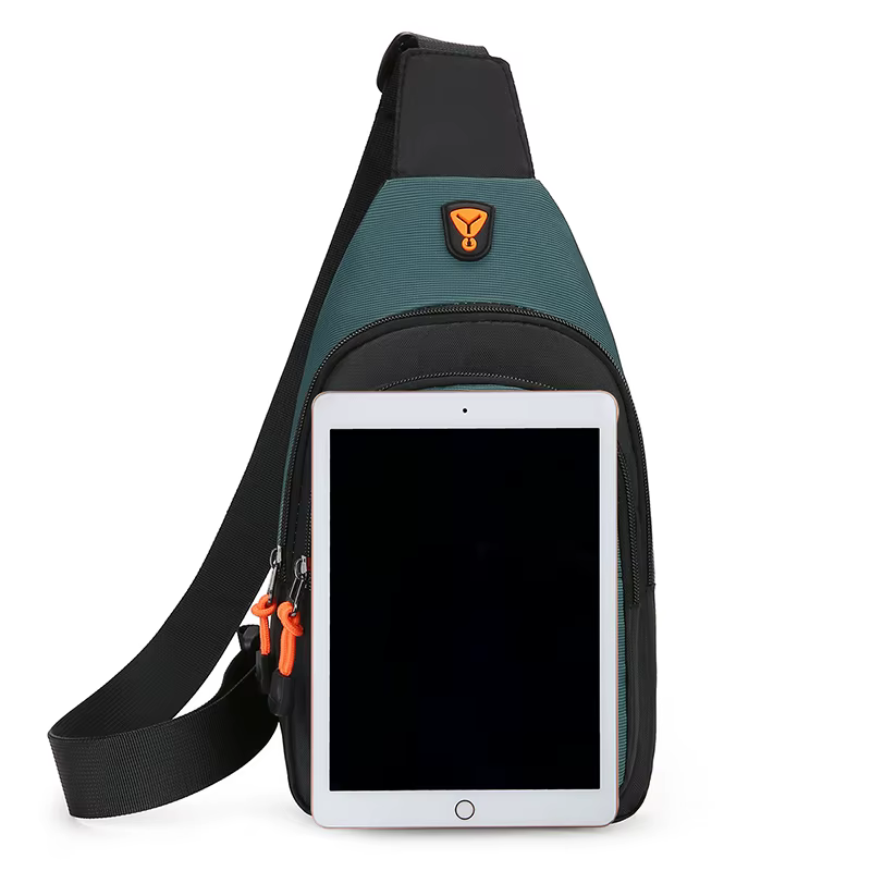 Men's Leisure Outdoor Hiking Bike Shoulder Bag, Waterproof Sports Crossbody Bag, Travel Backpack, Men's Chest Bag - view 3