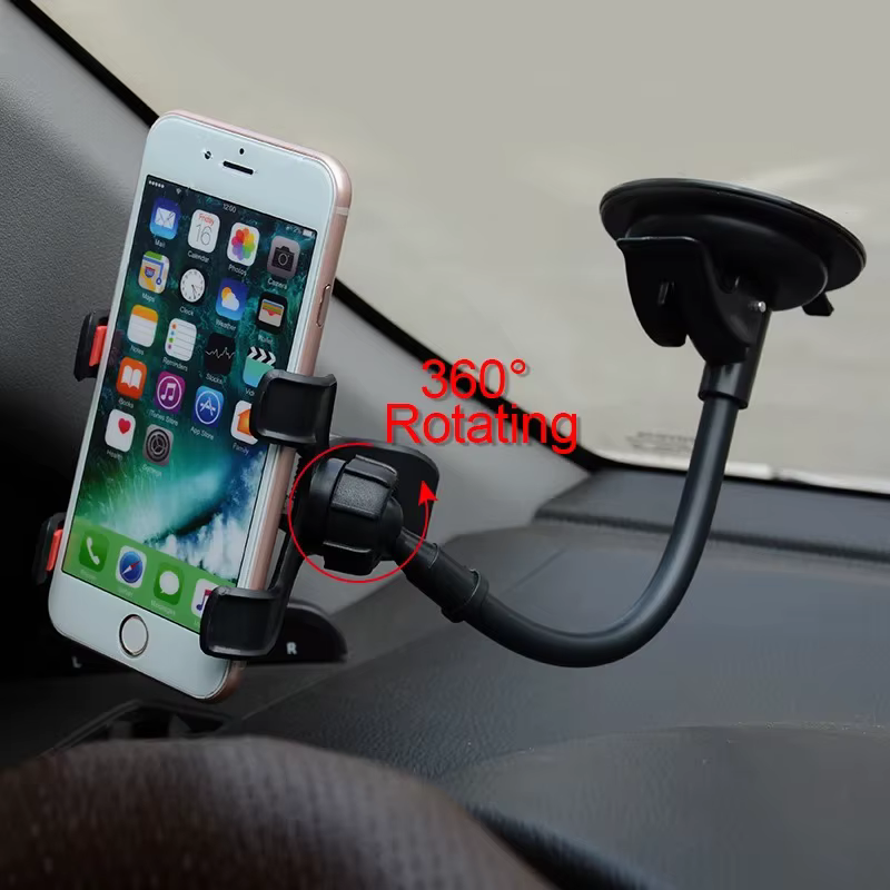 Car Phone Holder Universal 360 Degree Flexible Dashboard Windshield GPS Mount Desk Table Cell Mobile Phone Holder Stand - view 6