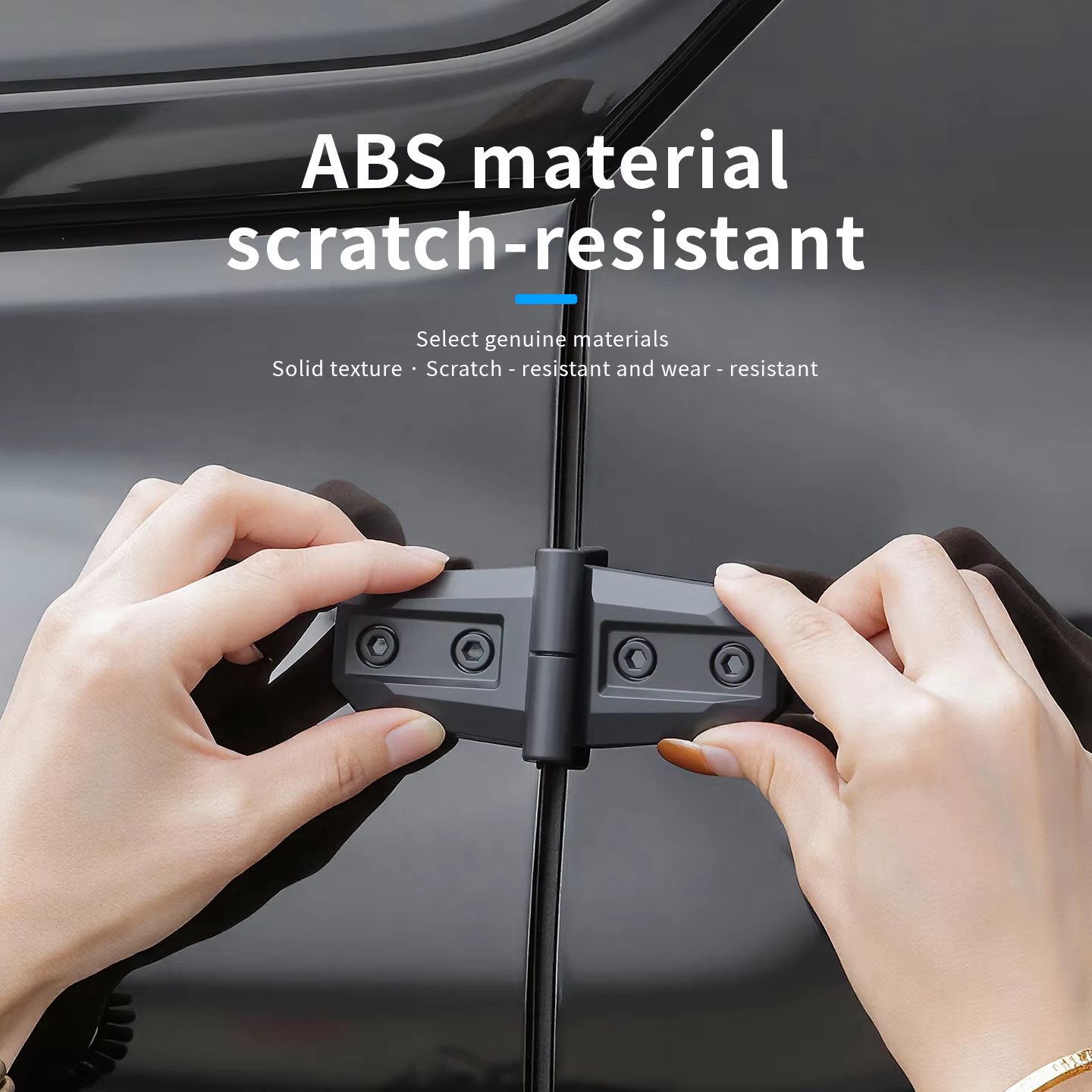 New Car Exterior Decoration Modified Door, Tailgate & Hood Hinge Decorative Sticker Accessories - view 5