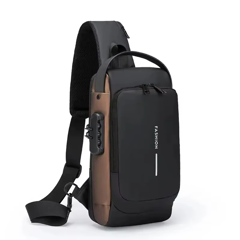 New Brand Designer Men Crossbody Bag PU Leather Classic Anti-Theft Sho - shoulder bag men at ShoplyHub
