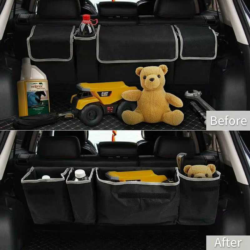 Large Car Boot Pocket Storage Bag Organiser Back Seat Hanger Tidy Hanging Pouch - view 4