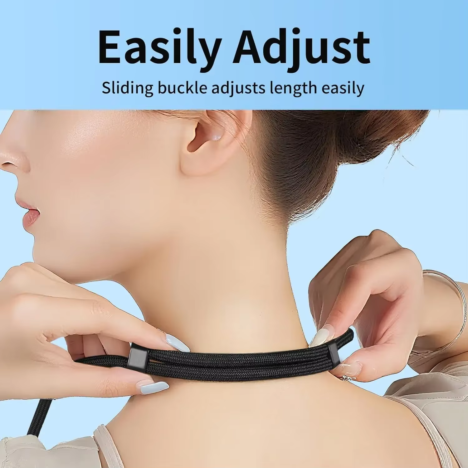 Universal Adjustable Phone Lanyard Crossbody Necklace Strap Phone Case Long Hanging Rope with Clip Anti-Lost Durable - view 5