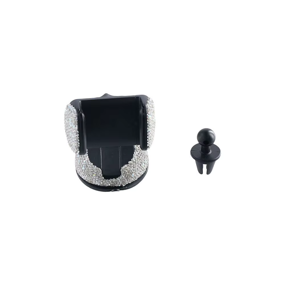 Air Vent Clip Windshield Phone Holder Bling Crystal Phone Holder Dashboard Mounts Crystal Phone Holder Crystal - view 3