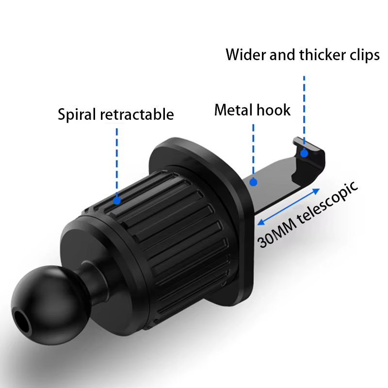SEAMETAL Car Phone Holder Bracket Accessories Interior Auto Air Outlet Cellphone Support Parts Phone Stand Base Fixing - view 2