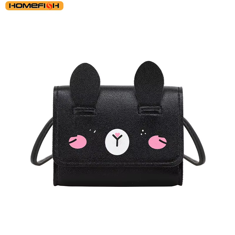 HOMEFISH Children's Mini Handbags Princess Baby Girls PU Leather Small Shoulder Crossbody Bags Cute Kids Coin Purse - view 5