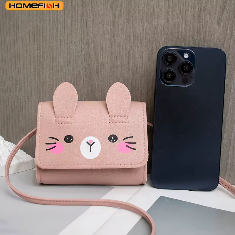 HOMEFISH Children's Mini Handbags Princess Baby Girls PU Leather Small Shoulder Crossbody Bags Cute Kids Coin Purse - view 4