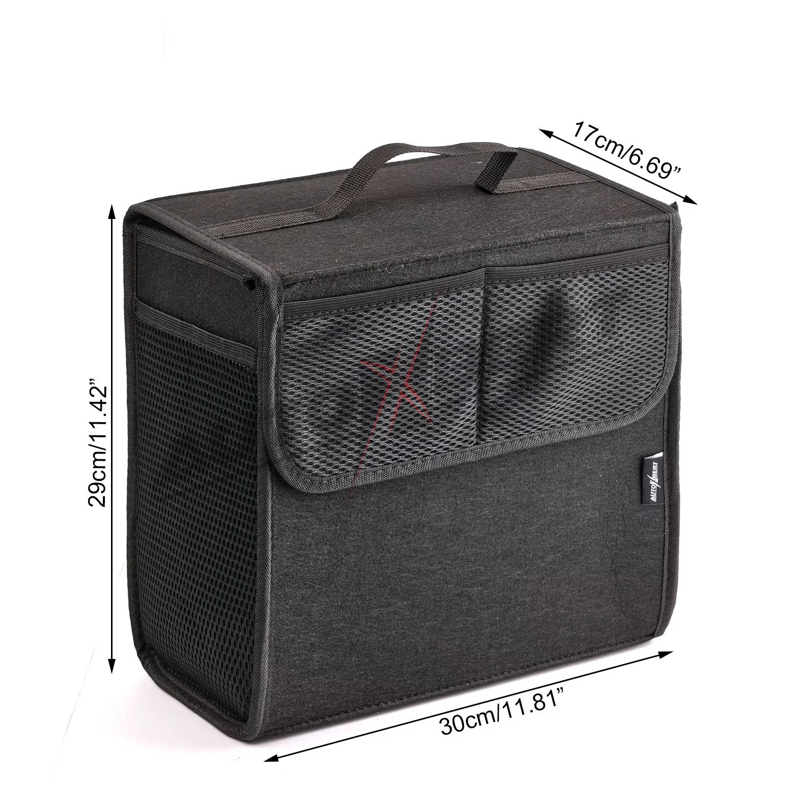 Universal Car Trunk Organizer Auto Boot Organiser Storage Box Bag Portable Felt Tidy Non-slip Tool Bag Foldable Car - view 3