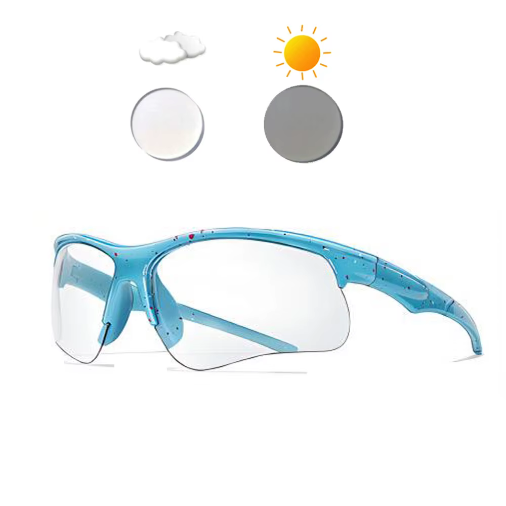 New Photochromic Cycling Sunglasses Men Women Outdoor Mtb Bicycle Sun Glasses Running Eyewear Sports Bike Windproof - view 4