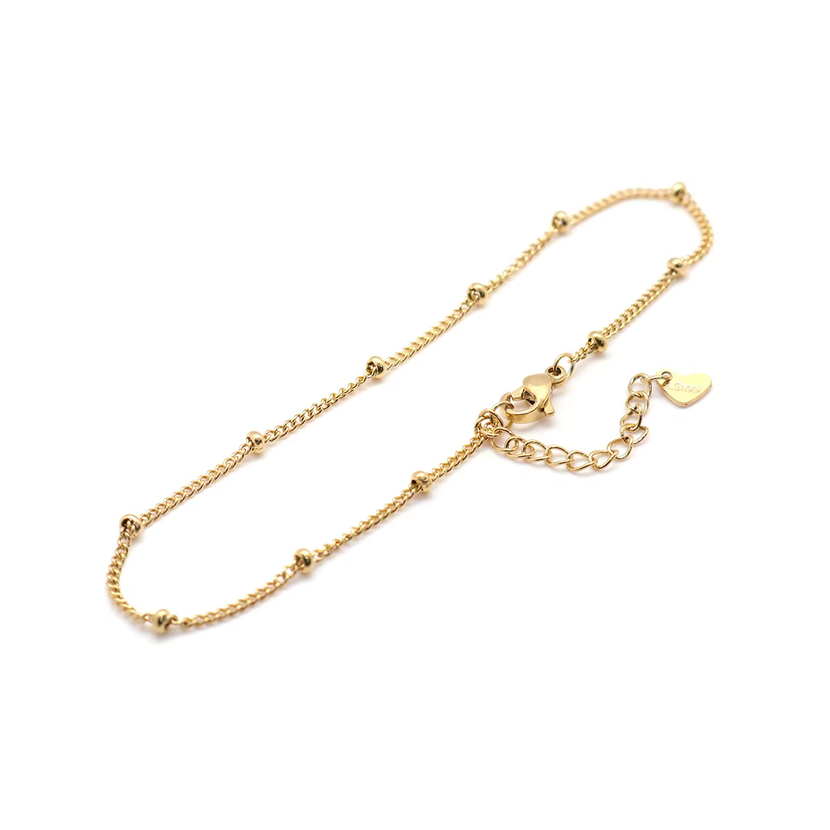 New Trendy Stainless Steel Anklet Gold Color Round Link Chains On Foot Barefoot Sandals Anklet Bracelet Women Summer - view 6