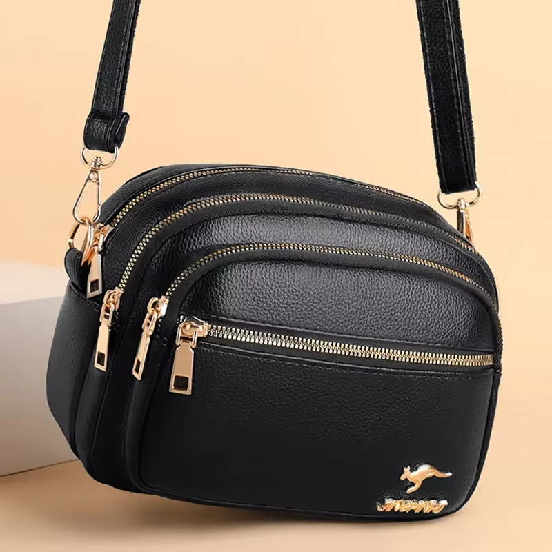 High Quality Soft Leather Purse Fashion Women Shoulder Messenger Bag M - shoulder bag purses for women at ShoplyHub