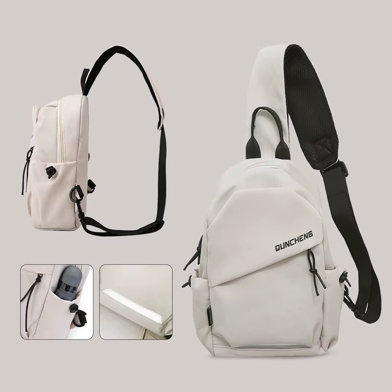 Crossbody Bag Men's Single Shoulder Small Backpack Chest Bag Women's Cycling Sports Mountain Climbing Boys Tablet - view 4