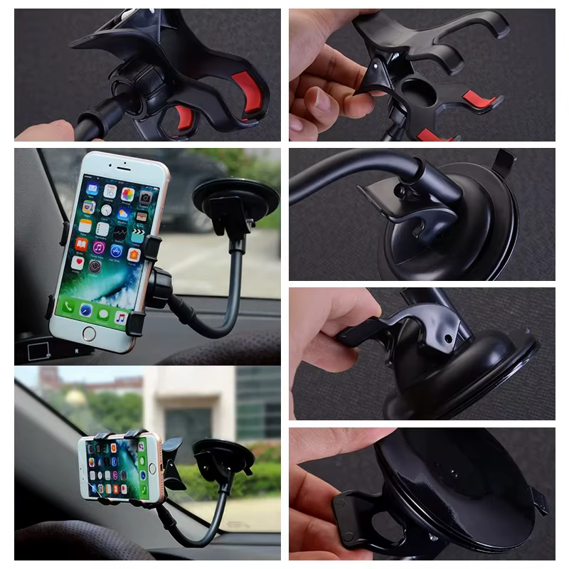 Car Phone Holder Universal 360 Degree Flexible Dashboard Windshield GPS Mount Desk Table Cell Mobile Phone Holder Stand - view 4