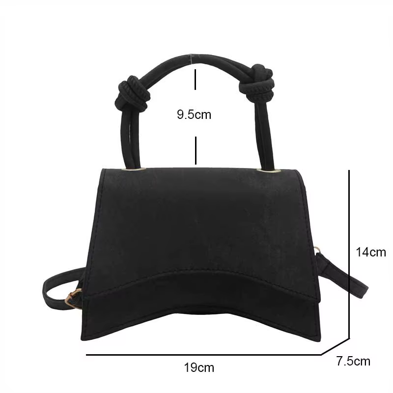 Fashionable Women's Shoulder Bag Pure Color Trendy Crossbody Bag Simple Casual Diagonal Bag Small Square Bags for - view 6
