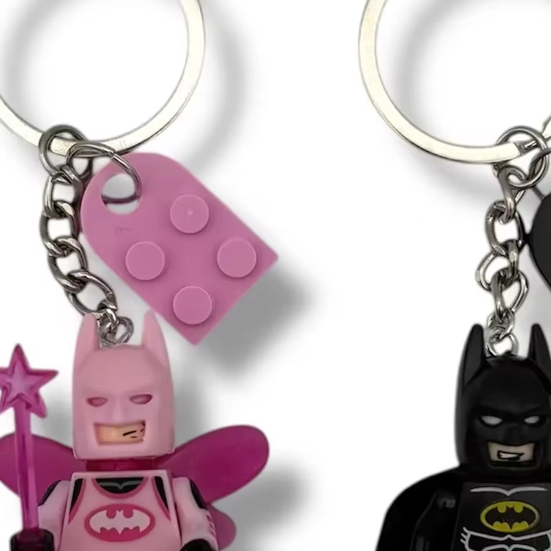 mini figure Keychain,keyring, backpack charm kawaii gift for her unique character small maching keychain handmade Y2k - view 5