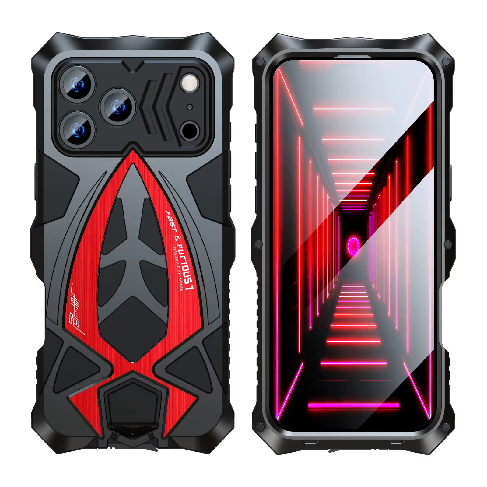 Luxury Heavy-Duty Mixed Armor Phone Case for iPhone 18 Pro Max 17 16 P - phone cases iphone 16 at ShoplyHub