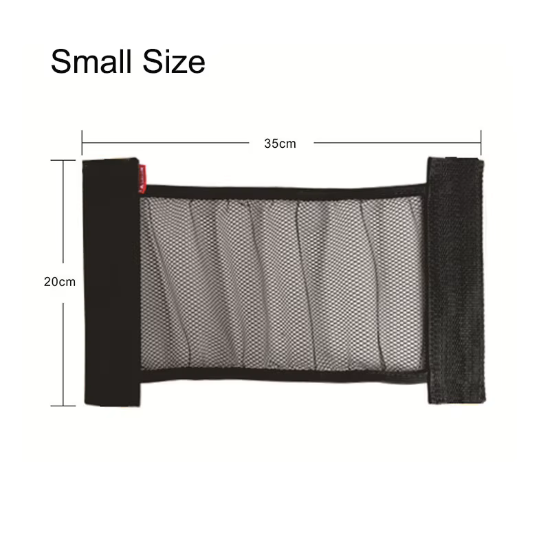 Auto Accessories Car Interior Organizer Car Trunk Elastic Mesh Fixed Straps Extinguisher Storage Net Bag Seat Back - view 6