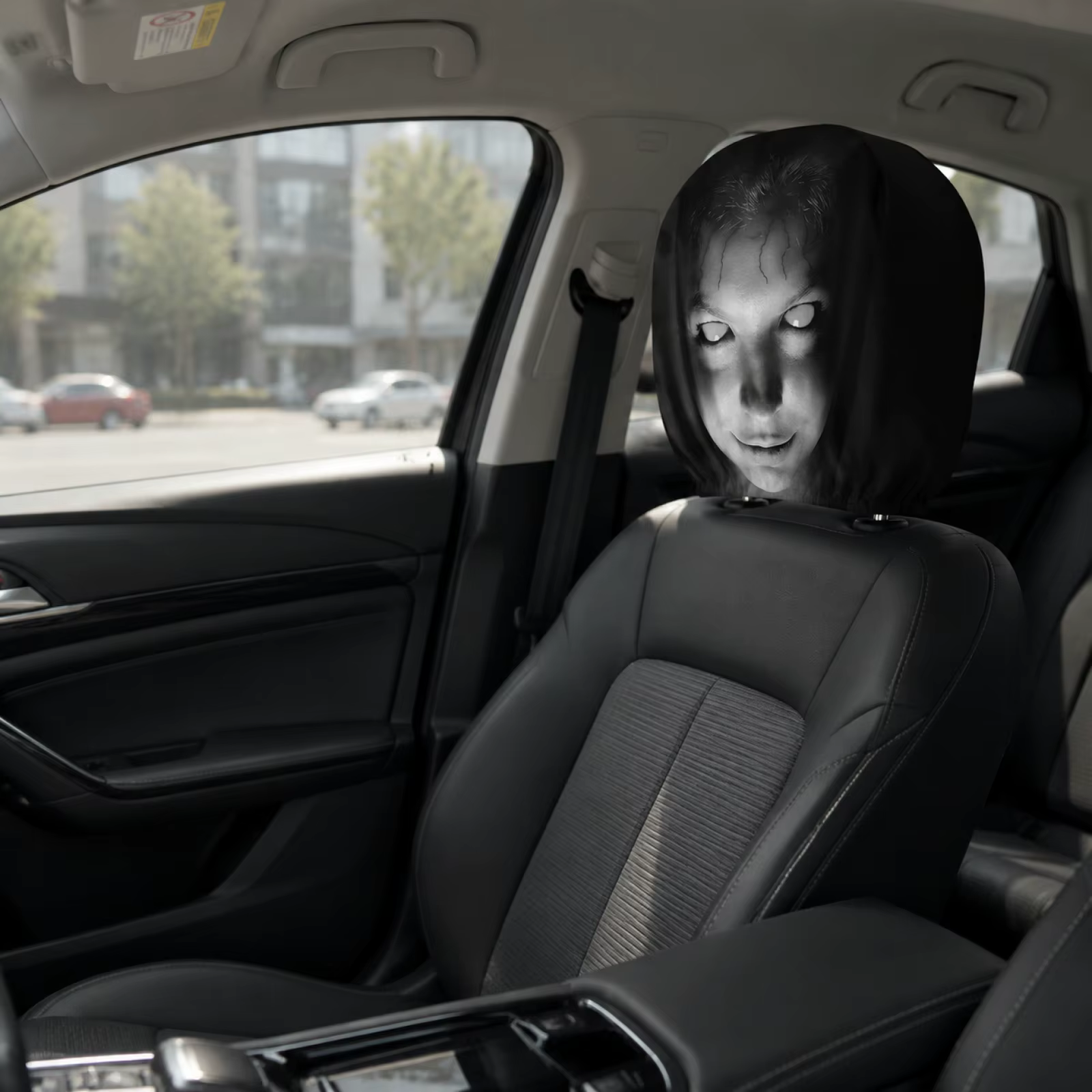 Car Headrest Funny Cover Accessories Interior Gadgets Decor Styling Ideas Seat Covers Vehicle Supplies Automobiles Parts - view 5