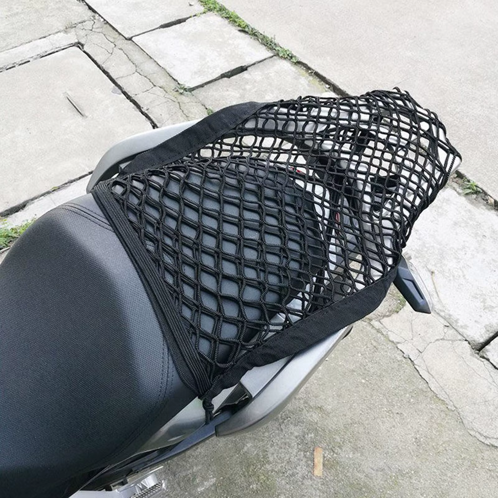Motorcycle Nets Organizer Luggage Storage Cargo Net Luggage Hold Down Storage Cargo Organiser Net Hooks Hold Bag Bike - view 5