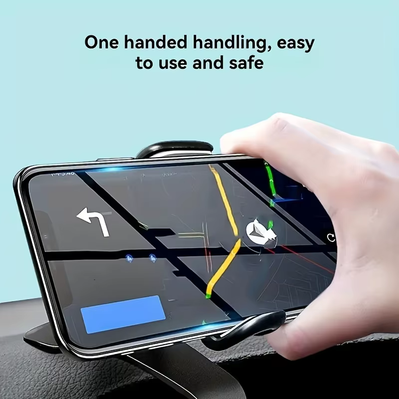 Car Phone Holder, Multifunctional Phone Stand, Rotatable Fixing Device, Applicable GPS Navigation, Car Dashboard - view 4