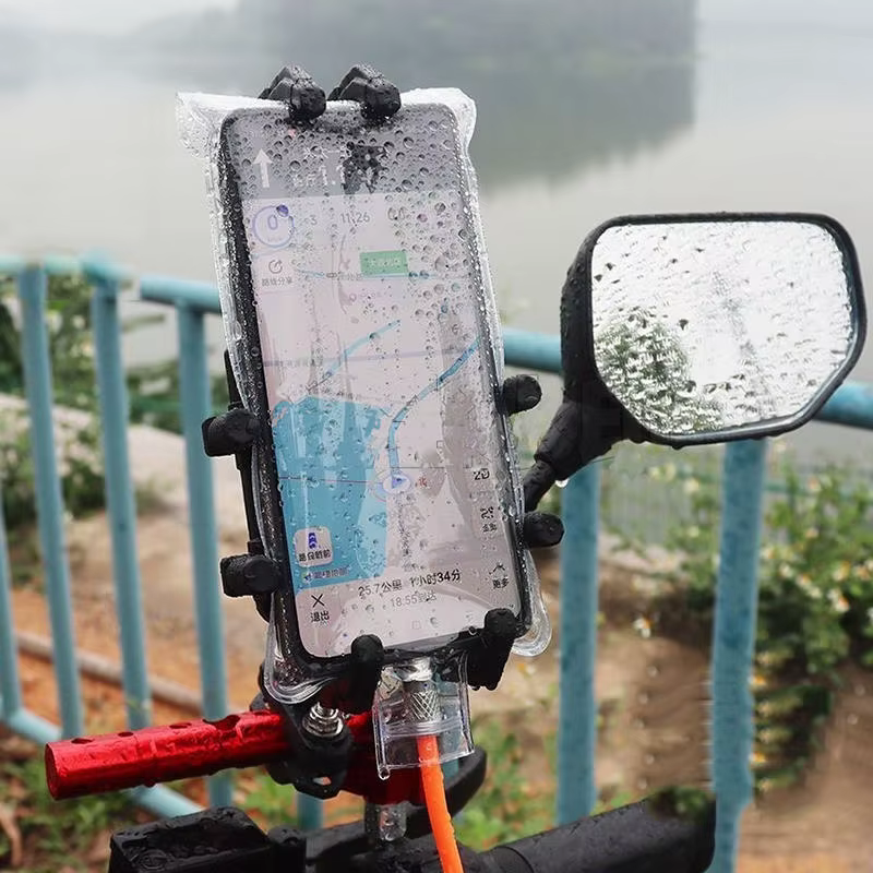 Waterproof Transparent Mobile Phone Cases Portable Mobile Phone Protec - cycling at ShoplyHub