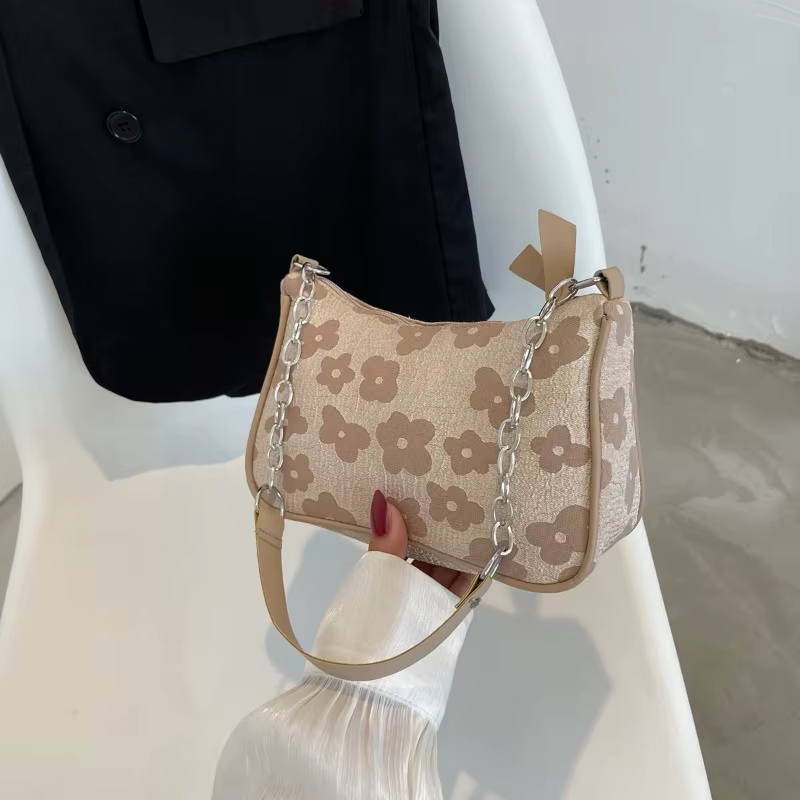 Fashion Felt Shoulder Bags for Women Small Casual Underarm Bag Female Hand Crossbody Bags for Women - view 4