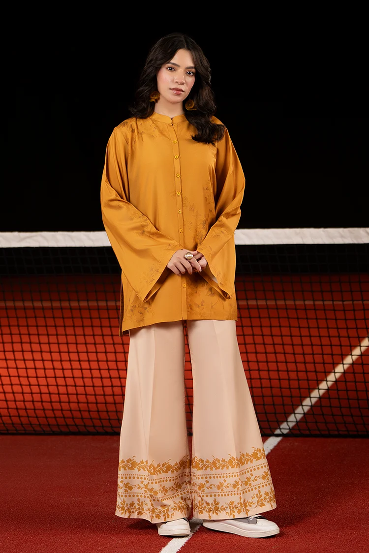 cambric Co Ord Sets in Mustard