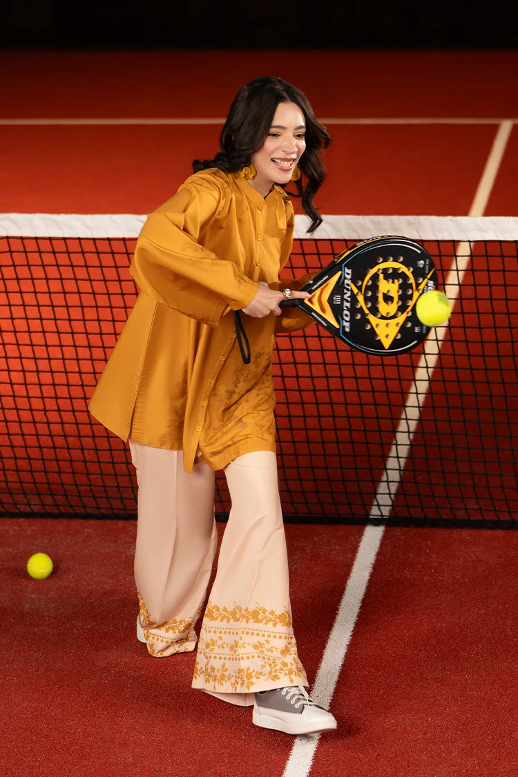 cambric Co Ord Sets in Mustard - view 4