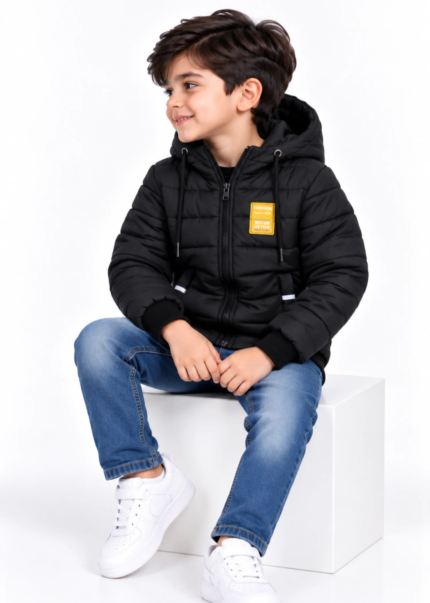 parachute Jacket in Black