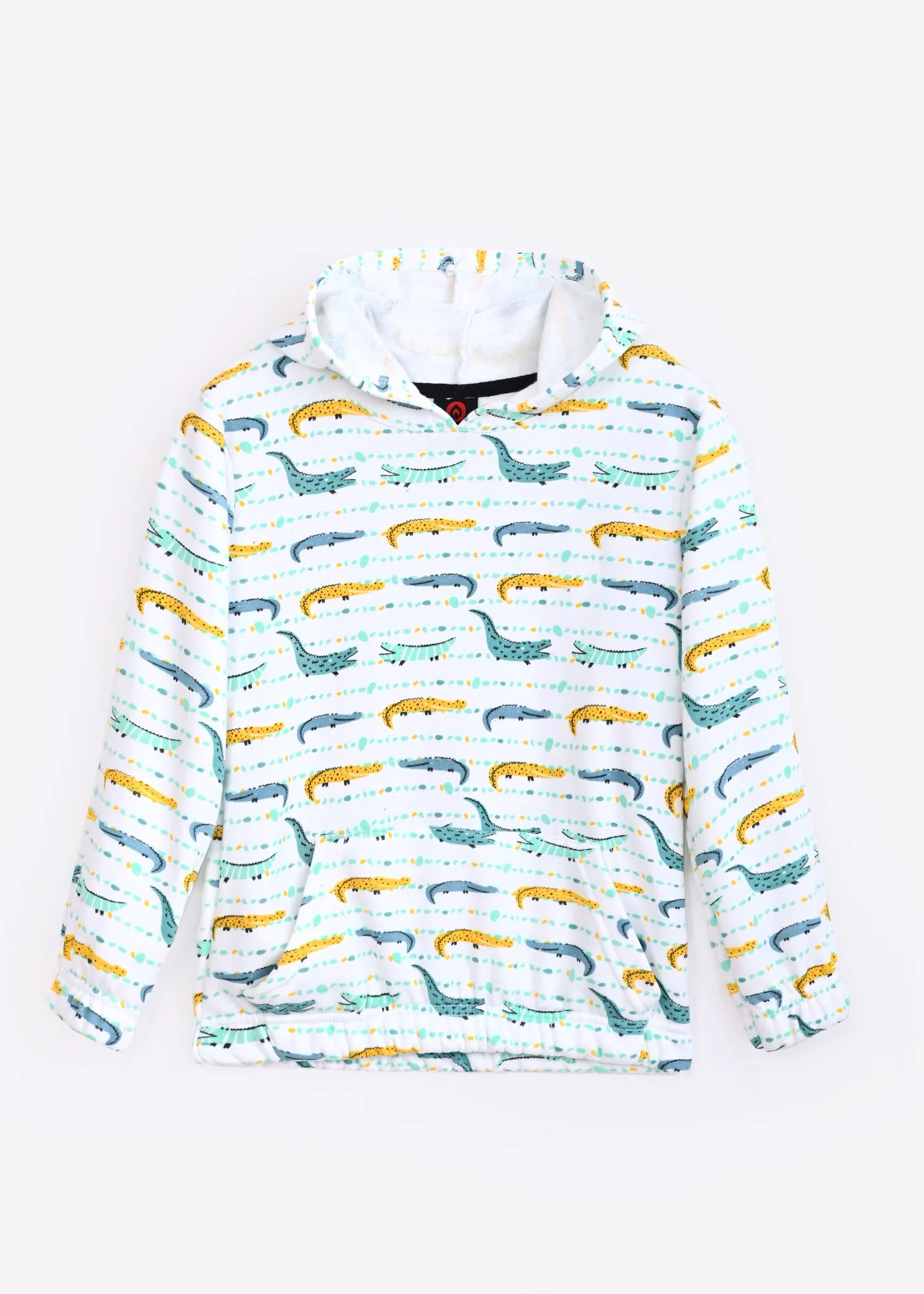 fleece Hoodie in White