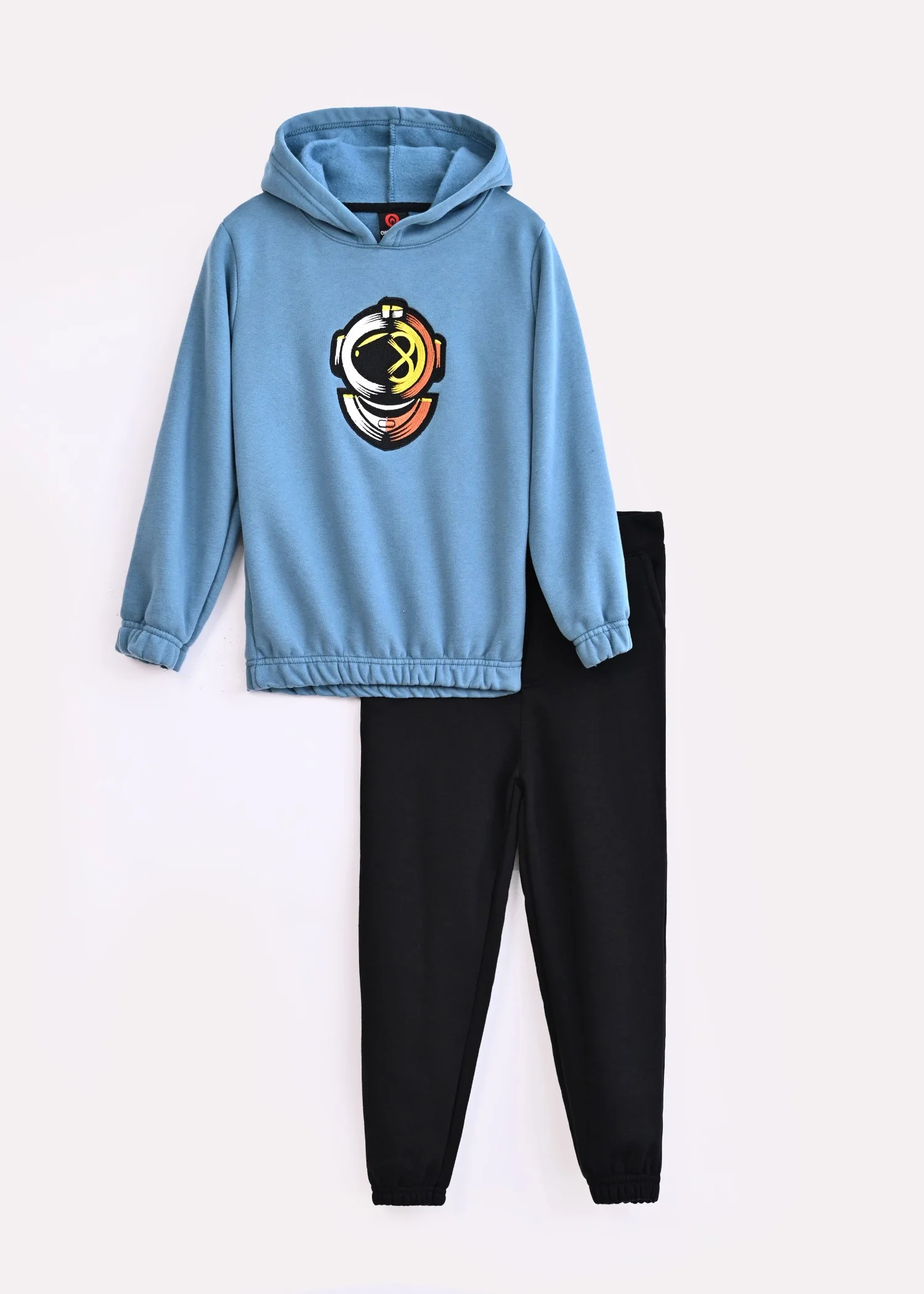 fleece Hoodie in White