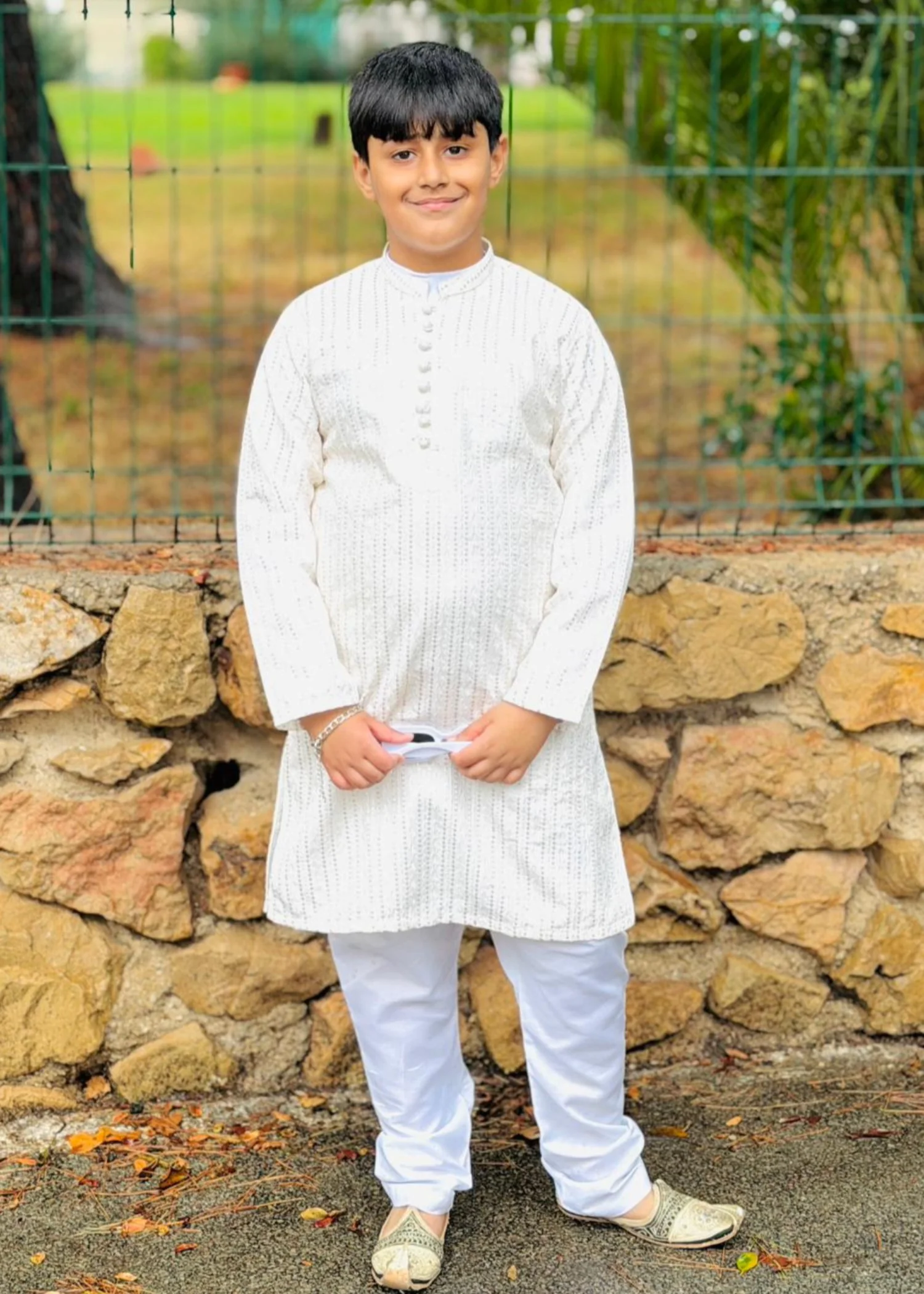 masuri Kurta in White