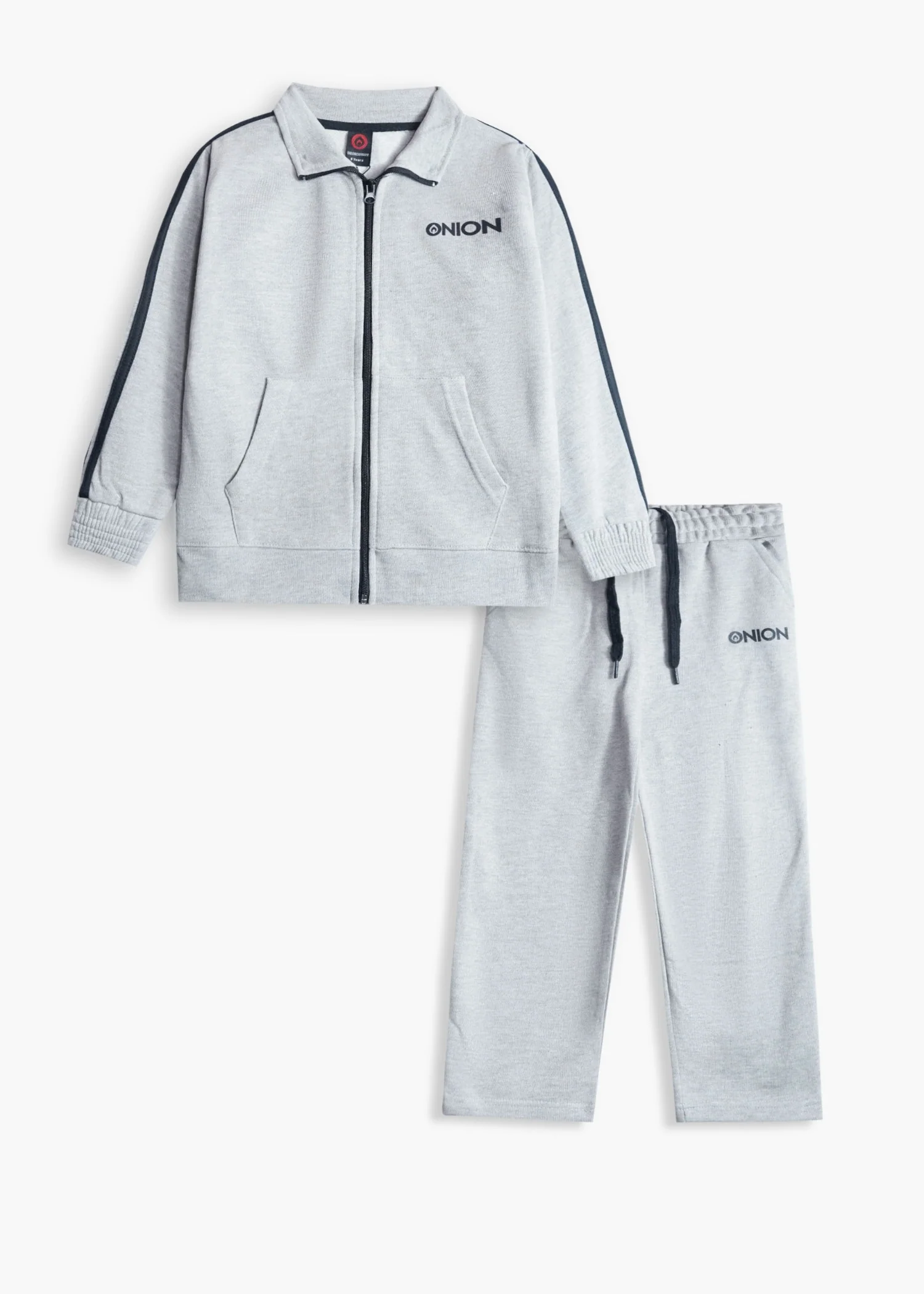 fleece Tracksuit in Grey