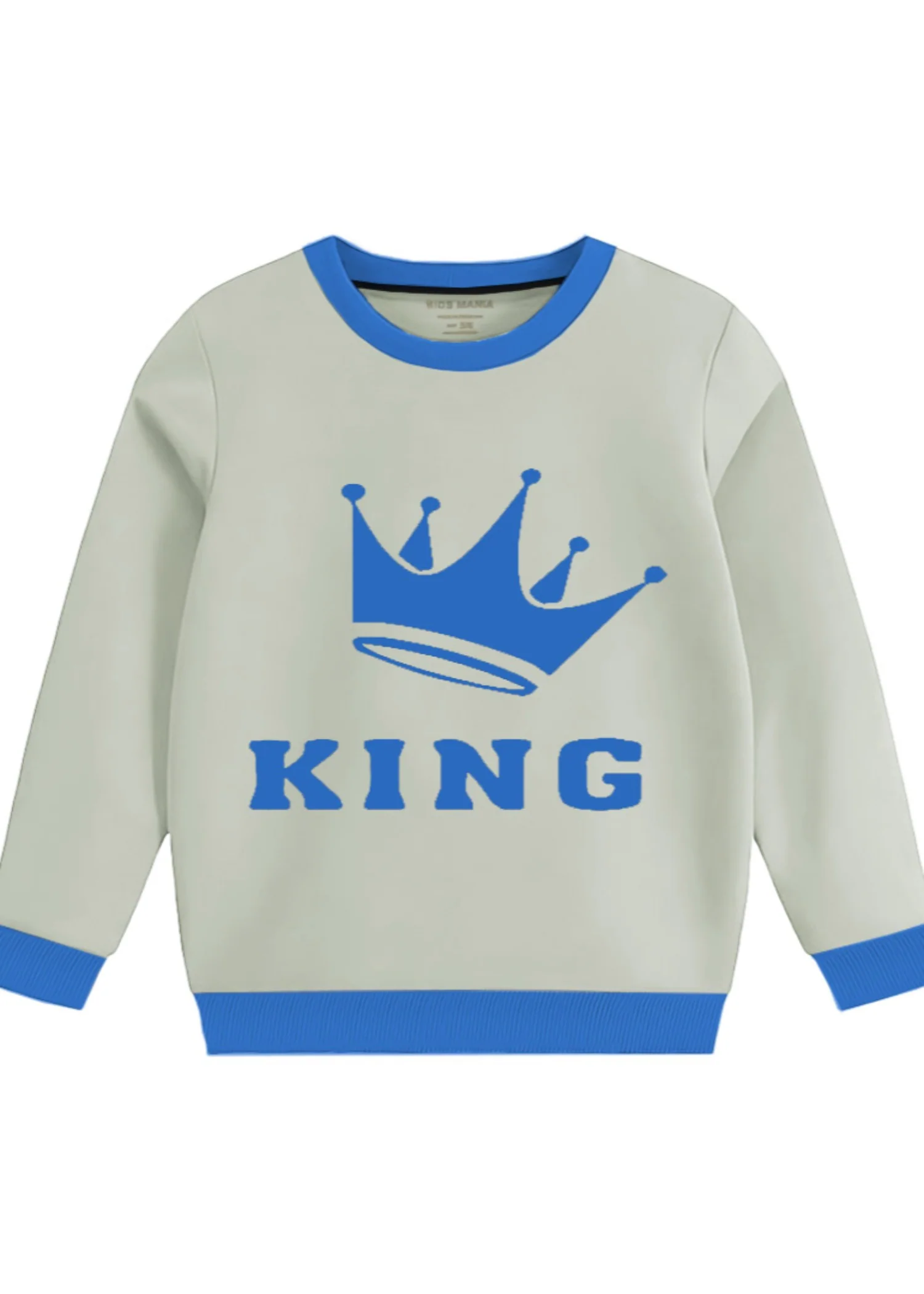 fleece Sweatshirt in Moss green