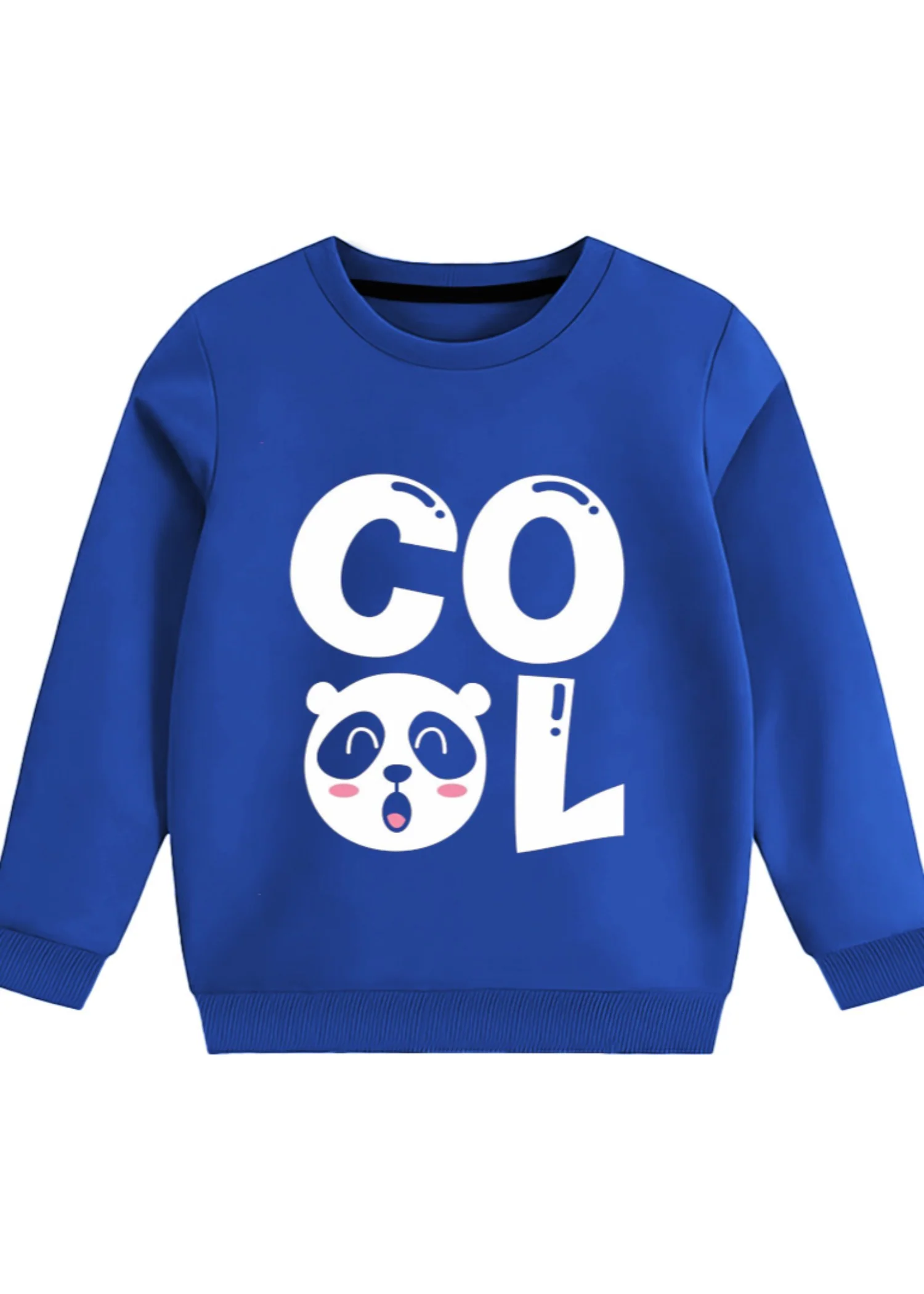 fleece Sweatshirt in Royal blue
