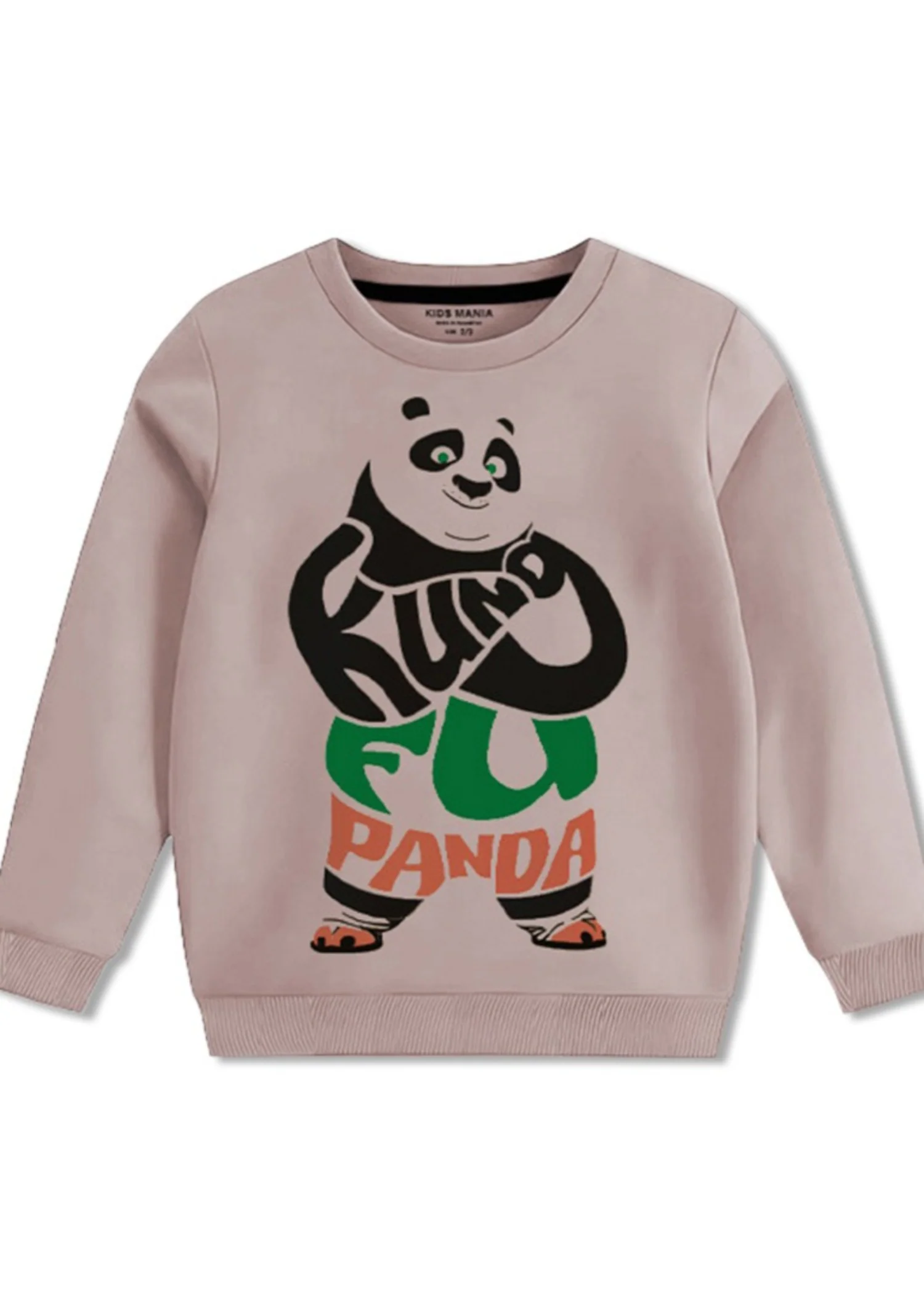 fleece Sweatshirt in Beige