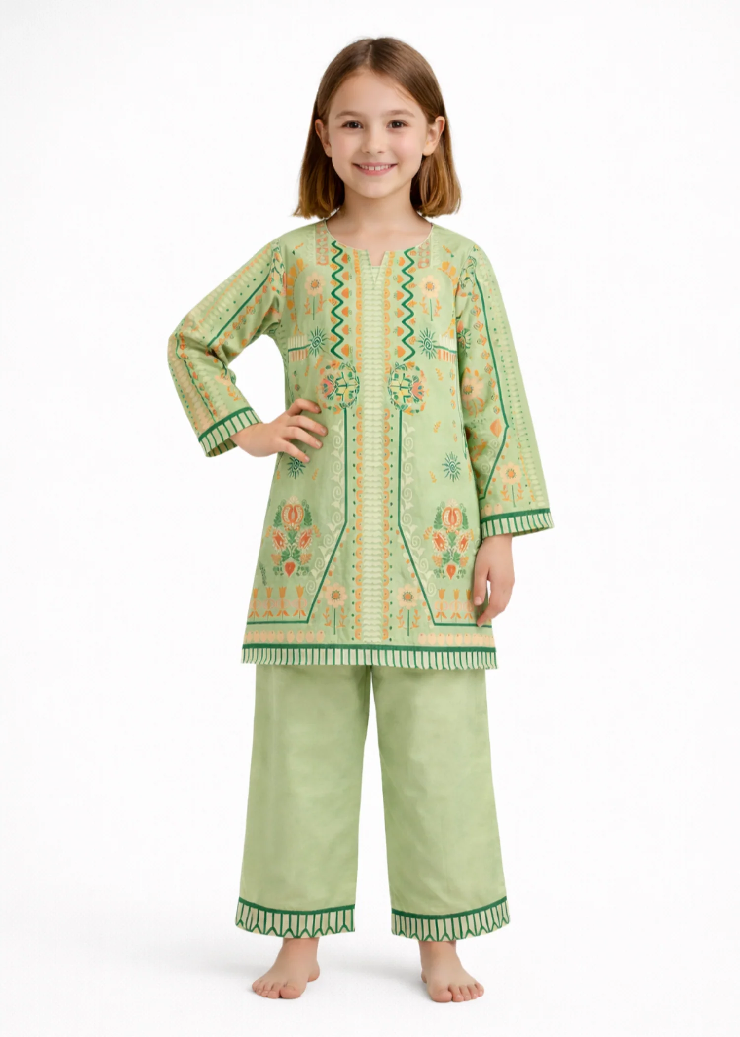 Co Ord Sets in Pistachio green