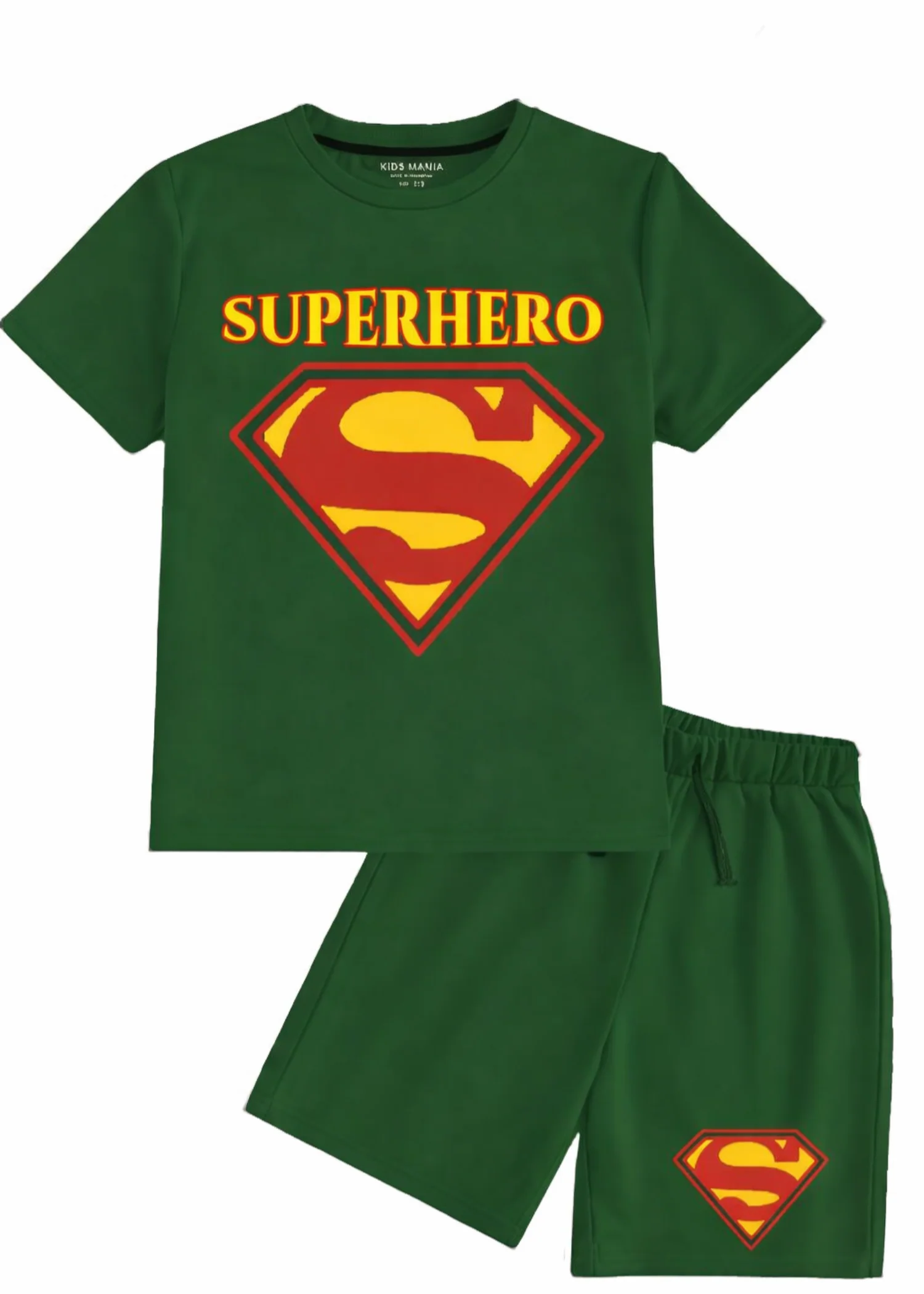cotton jersey Co ord Sets in Dark green